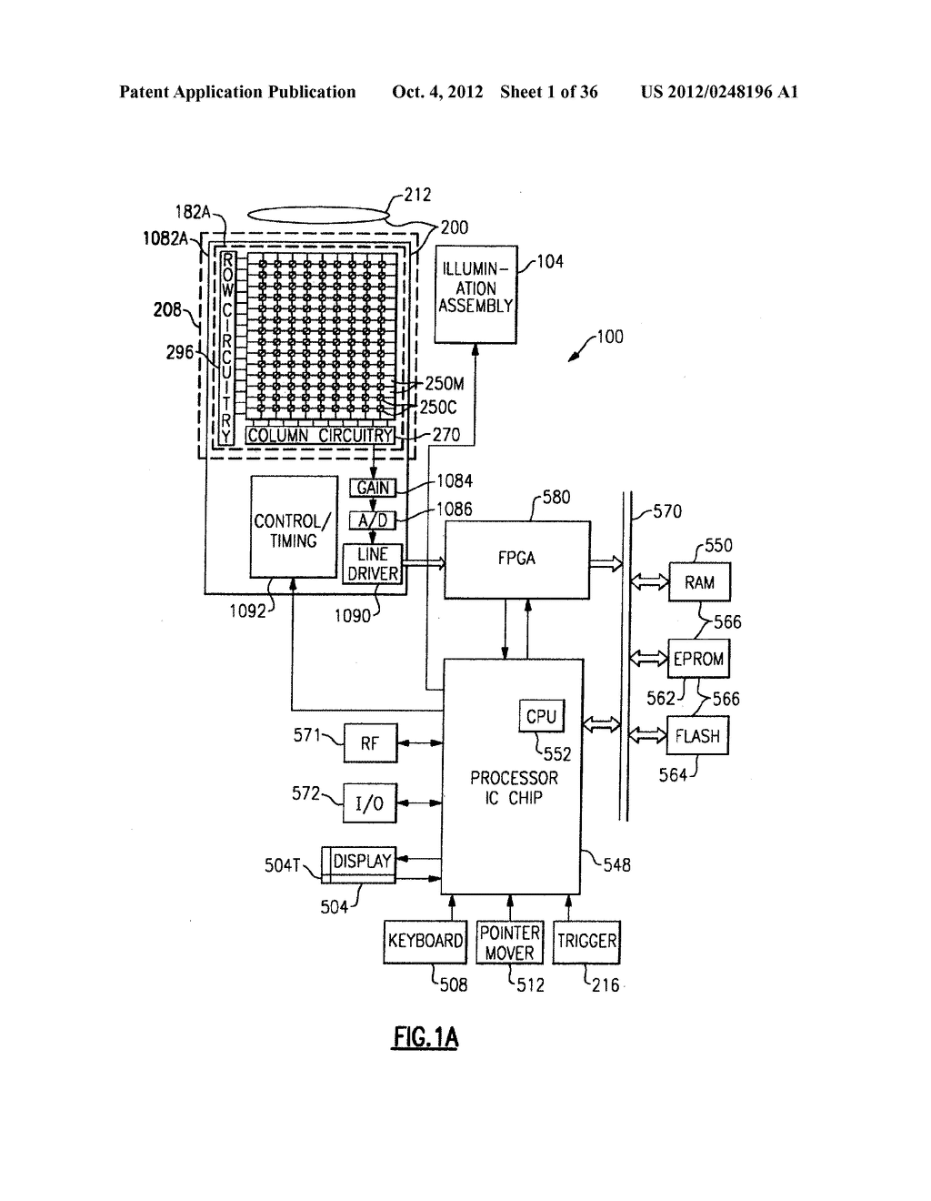 APPARATUS HAVING HYBRID MONOCHROME AND COLOR IMAGE SENSOR ARRAY - diagram, schematic, and image 02