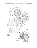 DOOR FOR CONTROLLING TEMPERATURE AND AIRFLOW DISTRIBUTION OF A HEATING,     VENTILATION, AND AIR CONDITIONING SYSTEM IN A VEHICLE diagram and image