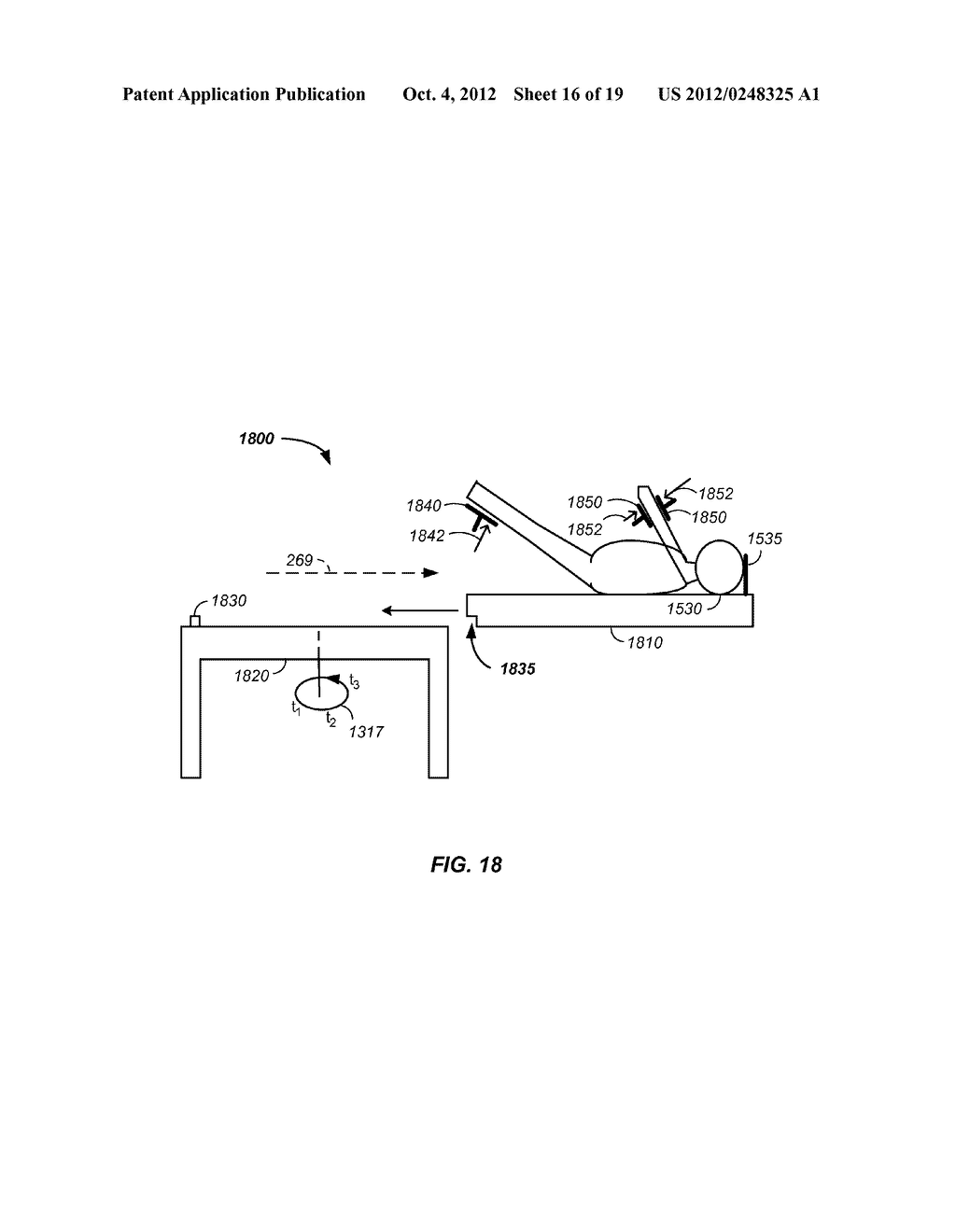 CHARGED PARTICLE CANCER THERAPY PATIENT POSITIONING METHOD AND APPARATUS - diagram, schematic, and image 17