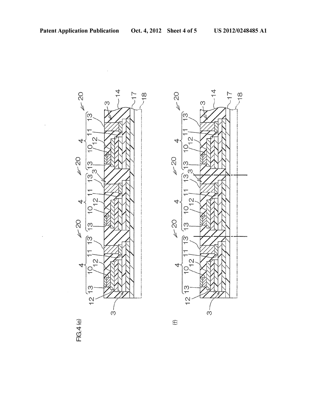 PRODUCING METHOD OF LIGHT EMITTING DIODE DEVICE AND LIGHT EMITTING DIODE     ELEMENT - diagram, schematic, and image 05