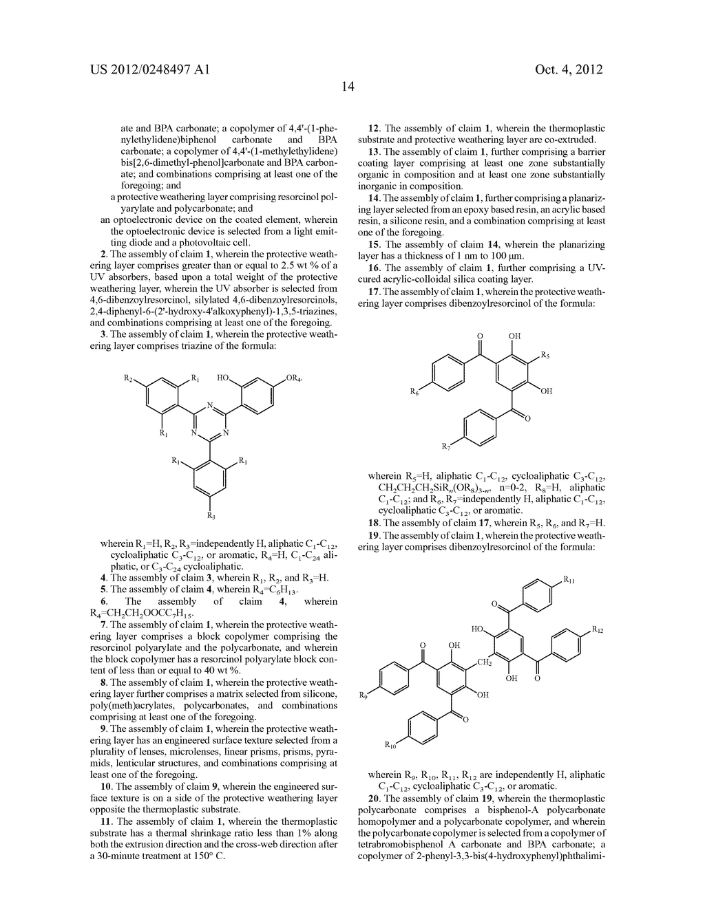 OPTOELECTRONIC DEVICES AND COATINGS THEREFORE, AND METHODS FOR MAKING AND     USING THE SAME - diagram, schematic, and image 18