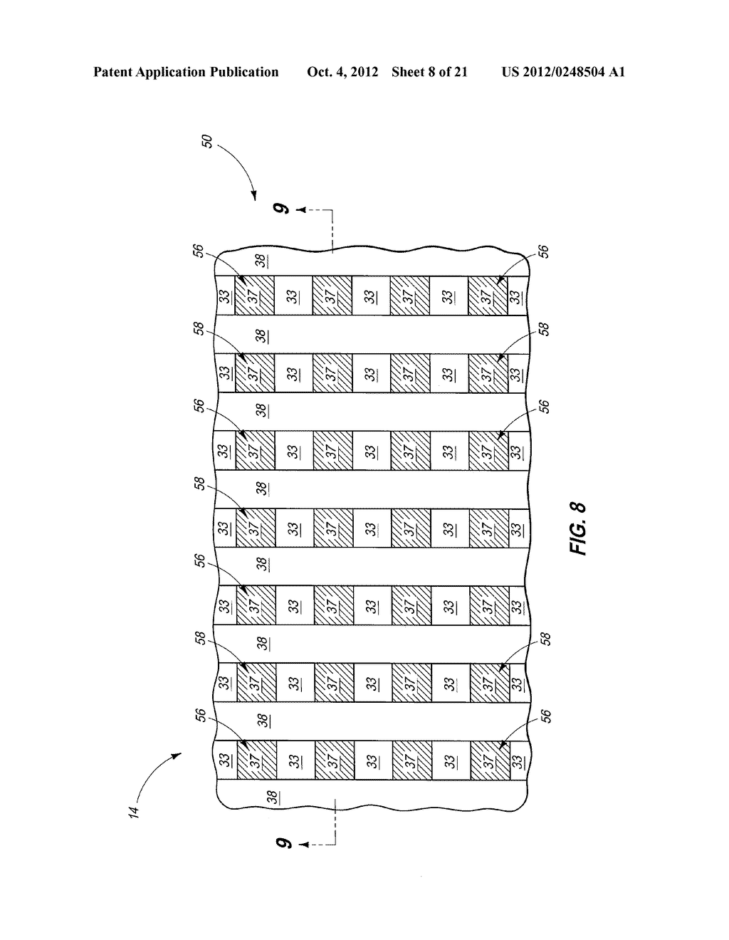 Arrays Of Memory Cells And Methods Of Forming An Array Of Vertically     Stacked Tiers Of Memory Cells - diagram, schematic, and image 09