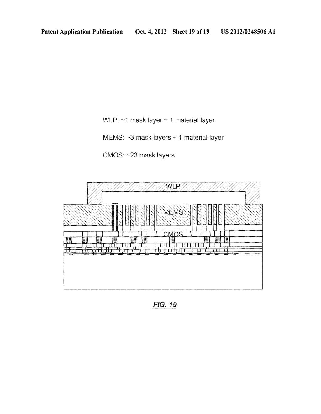 METHOD AND STRUCTURE OF MONOLITHETICALLY INTEGRATED INERTIAL SENSOR USING     IC FOUNDRY-COMPATIBLE PROCESSES - diagram, schematic, and image 20