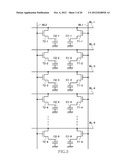 SEMICONDUCTOR MEMORY DEVICE HAVING PLURAL CELL CAPACITORS STACKED ONE     ANOTHER AND MANUFACTURING METHOD THEREOF diagram and image