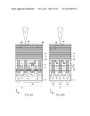 SEMICONDUCTOR MEMORY DEVICE HAVING PLURAL CELL CAPACITORS STACKED ONE     ANOTHER AND MANUFACTURING METHOD THEREOF diagram and image