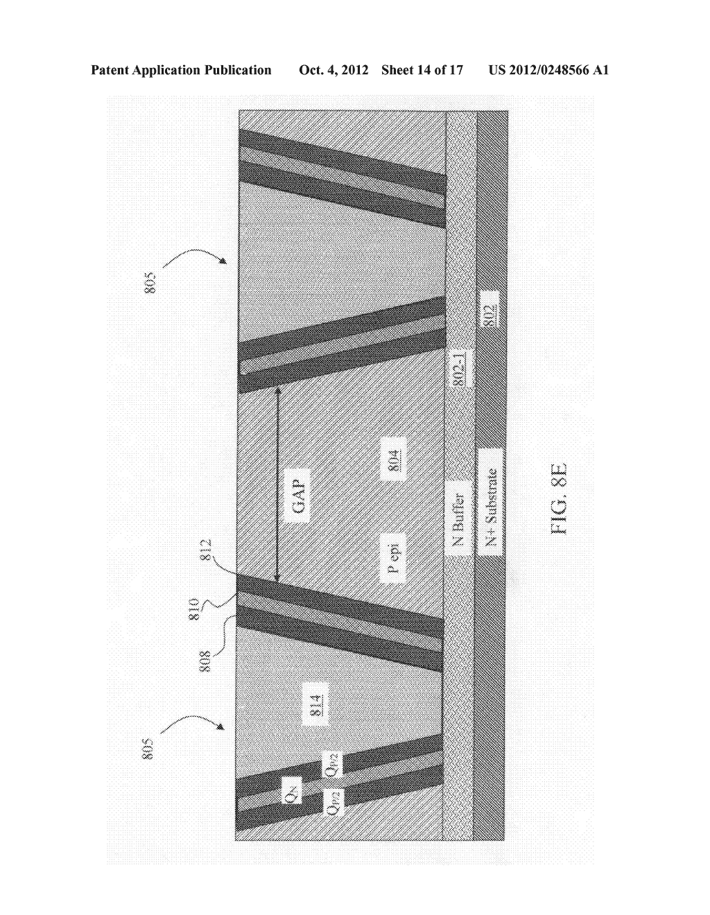 Configuration and method to generate saddle junction electric field in     edge termination - diagram, schematic, and image 15