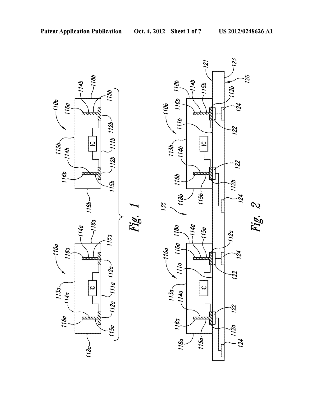 METHODS FOR PACKAGING MICROELECTRONIC DEVICES AND MICROELECTRONIC DEVICES     FORMED USING SUCH METHODS - diagram, schematic, and image 02