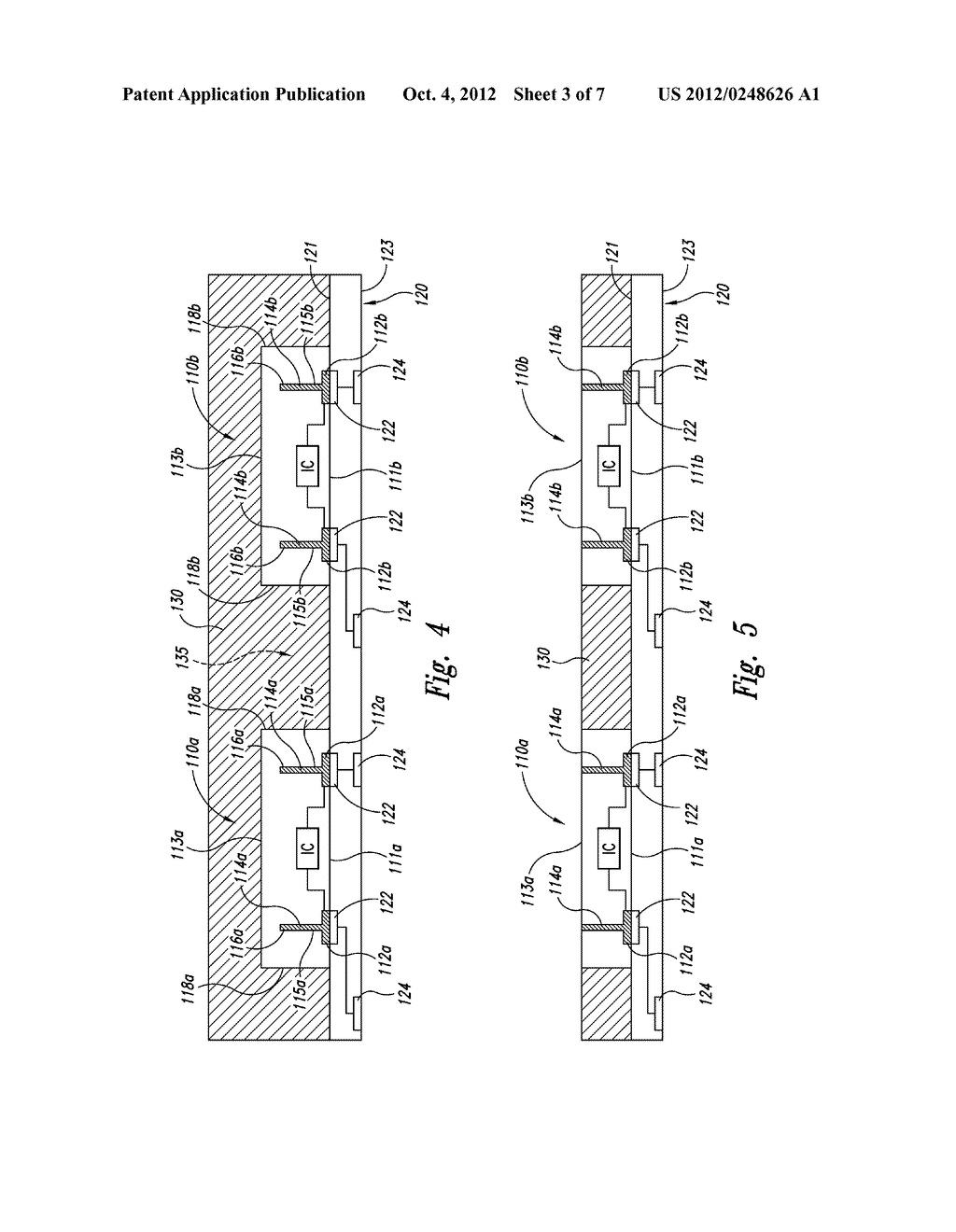 METHODS FOR PACKAGING MICROELECTRONIC DEVICES AND MICROELECTRONIC DEVICES     FORMED USING SUCH METHODS - diagram, schematic, and image 04