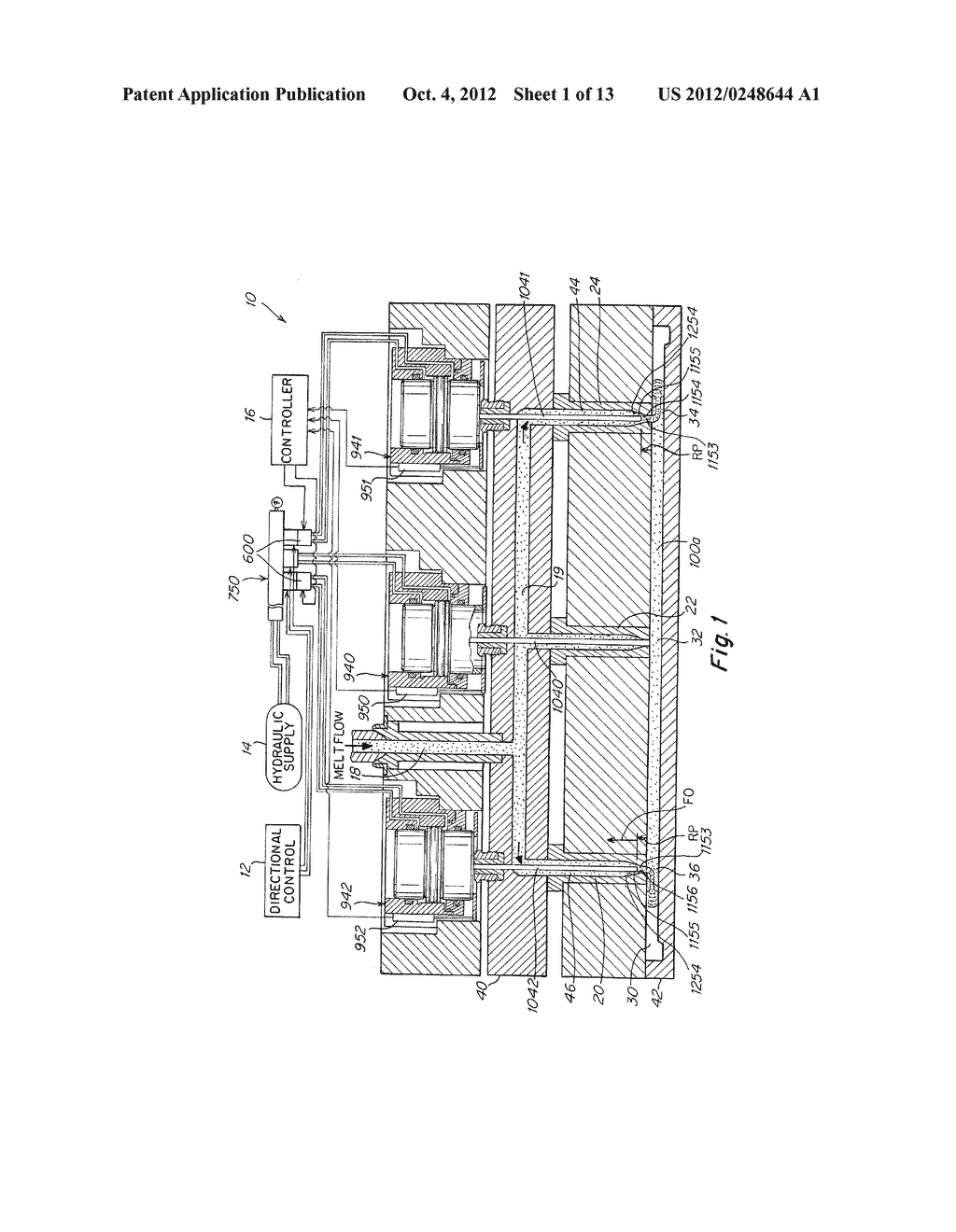 INJECTION MOLDING FLOW CONTROL APPARATUS AND METHOD - diagram, schematic, and image 02
