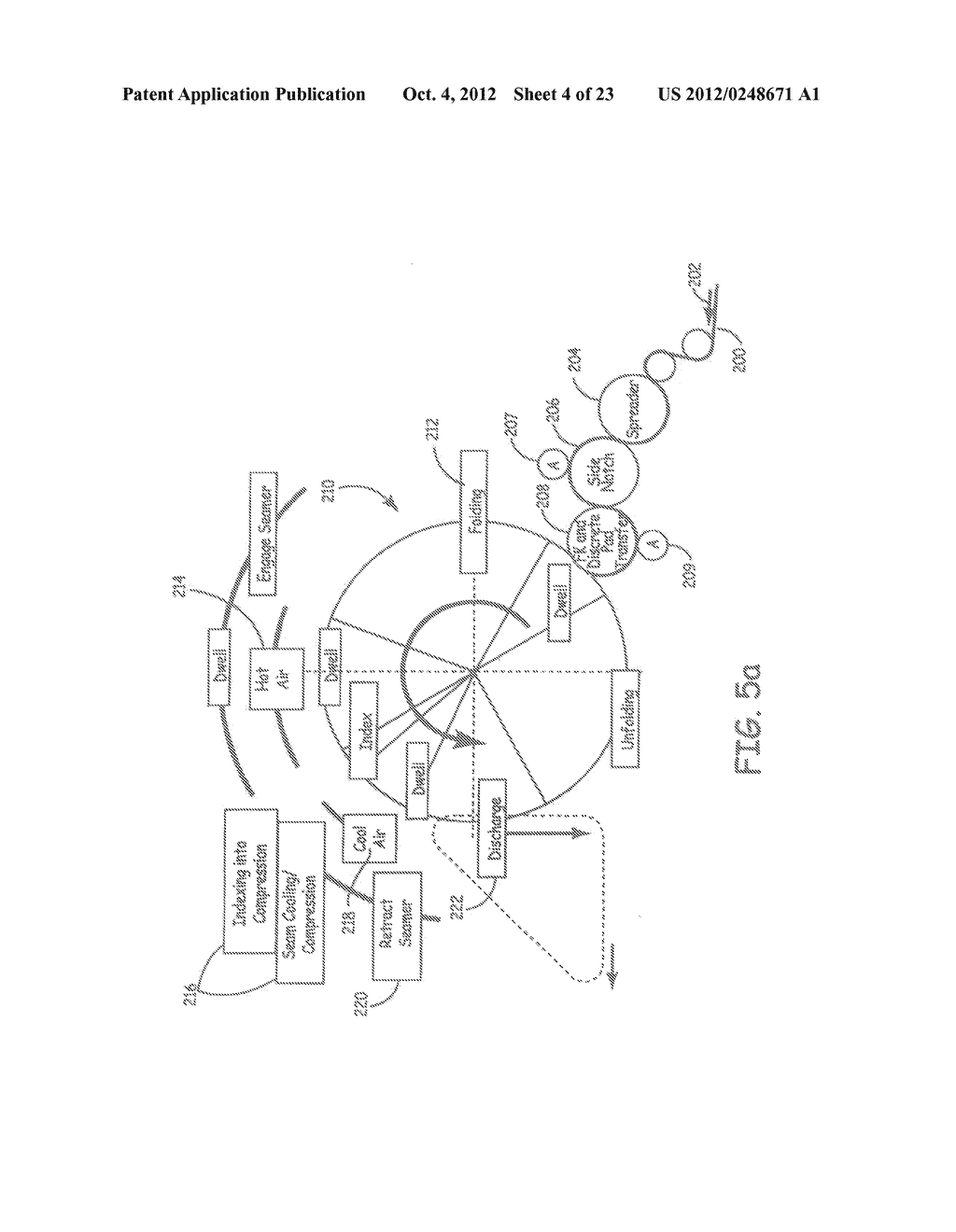 Method and Apparatus for Making Article Having Side Seams - diagram, schematic, and image 05