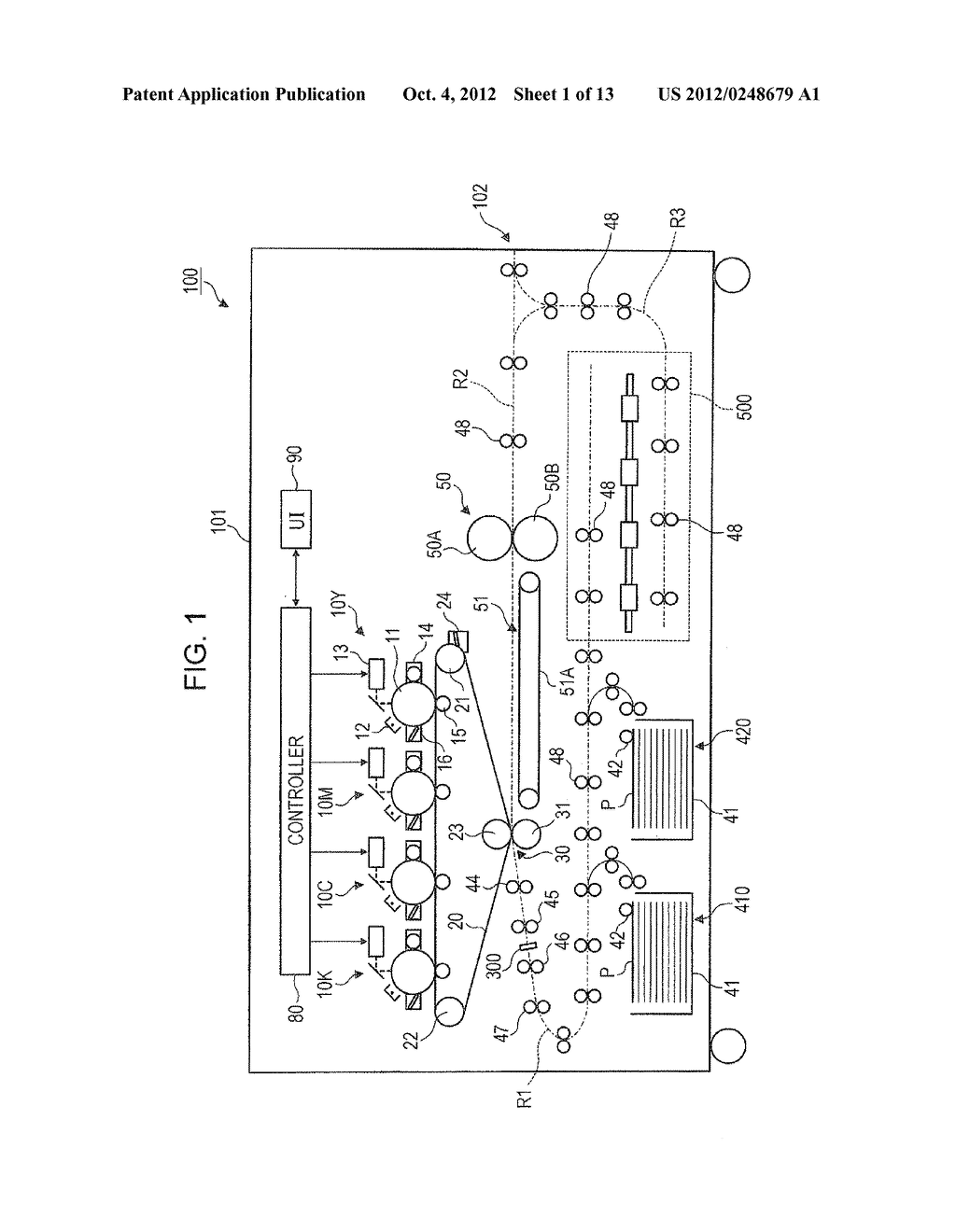 SHEET TRANSPORT DEVICE AND IMAGE FORMING APPARATUS - diagram, schematic, and image 02