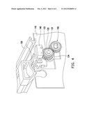 DEPINCHING MECHANISM FOR PAPER JAM REMOVAL IN PRINTER diagram and image