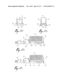 TRAILER FOR TRANSPORTING FREIGHT CONTAINERS AND METHOD OF USE diagram and image