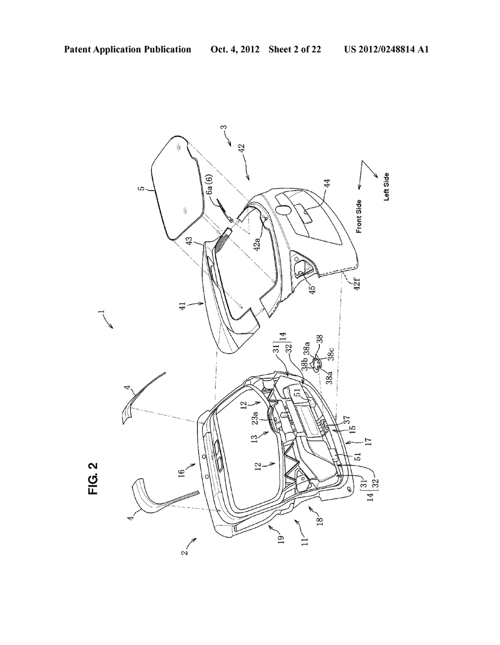 STRUCTURE OF LIFT GATE FOR VEHICLE - diagram, schematic, and image 03