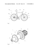 HUB FOR A BICYCLE diagram and image