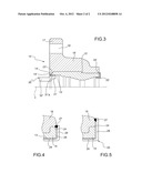 FLANGED BEARING RING FOR THE HUB OF A MOTOR VEHICLE WHEEL diagram and image