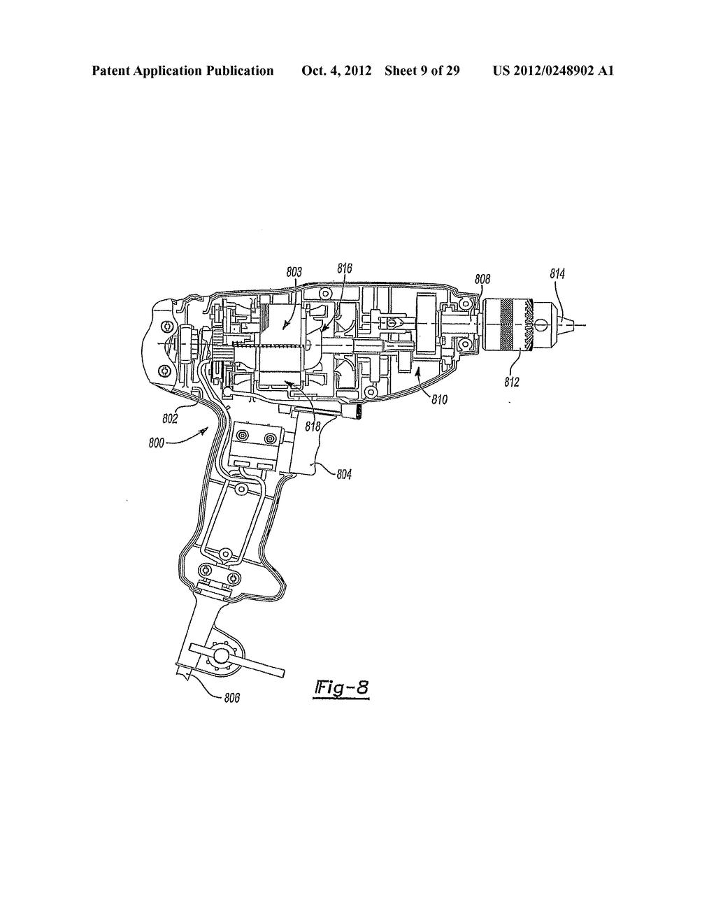 POWER TOOL WITH MOTOR HAVING A MULTI-PIECE STATOR - diagram, schematic, and image 10