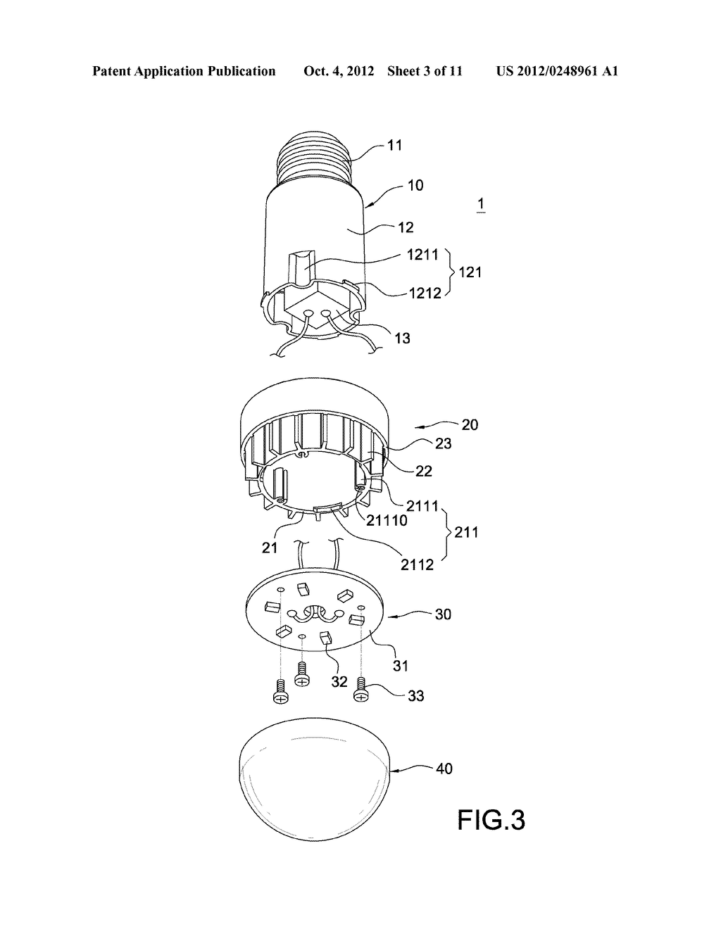 LED BULB WITH HEAT DISSIPATER - diagram, schematic, and image 04