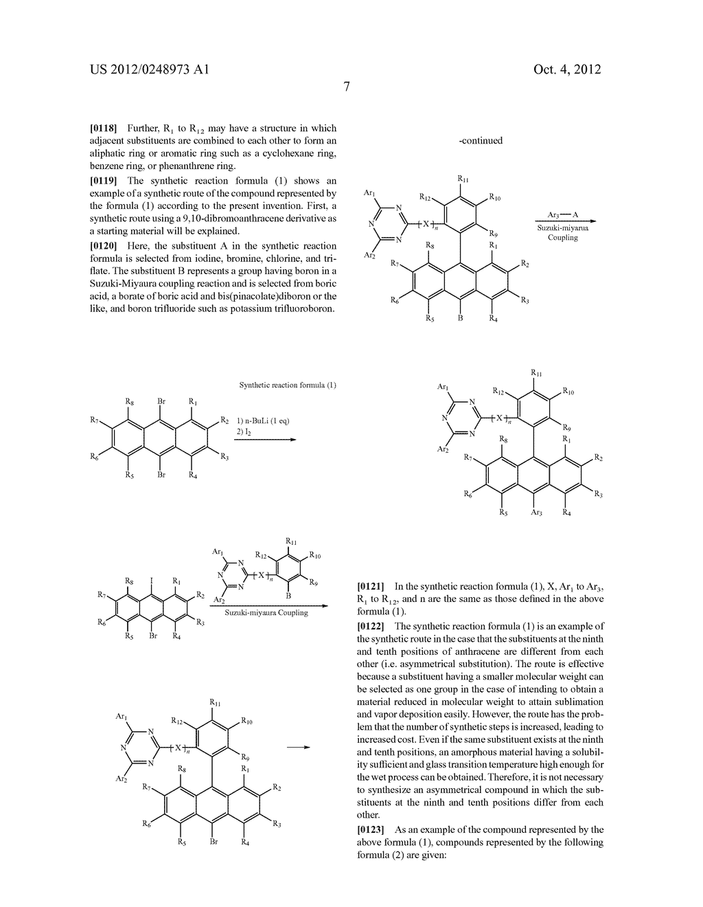 ANTHRACENE DERIVATIVE AND LIGHT-EMITTING DEVICE - diagram, schematic, and image 23