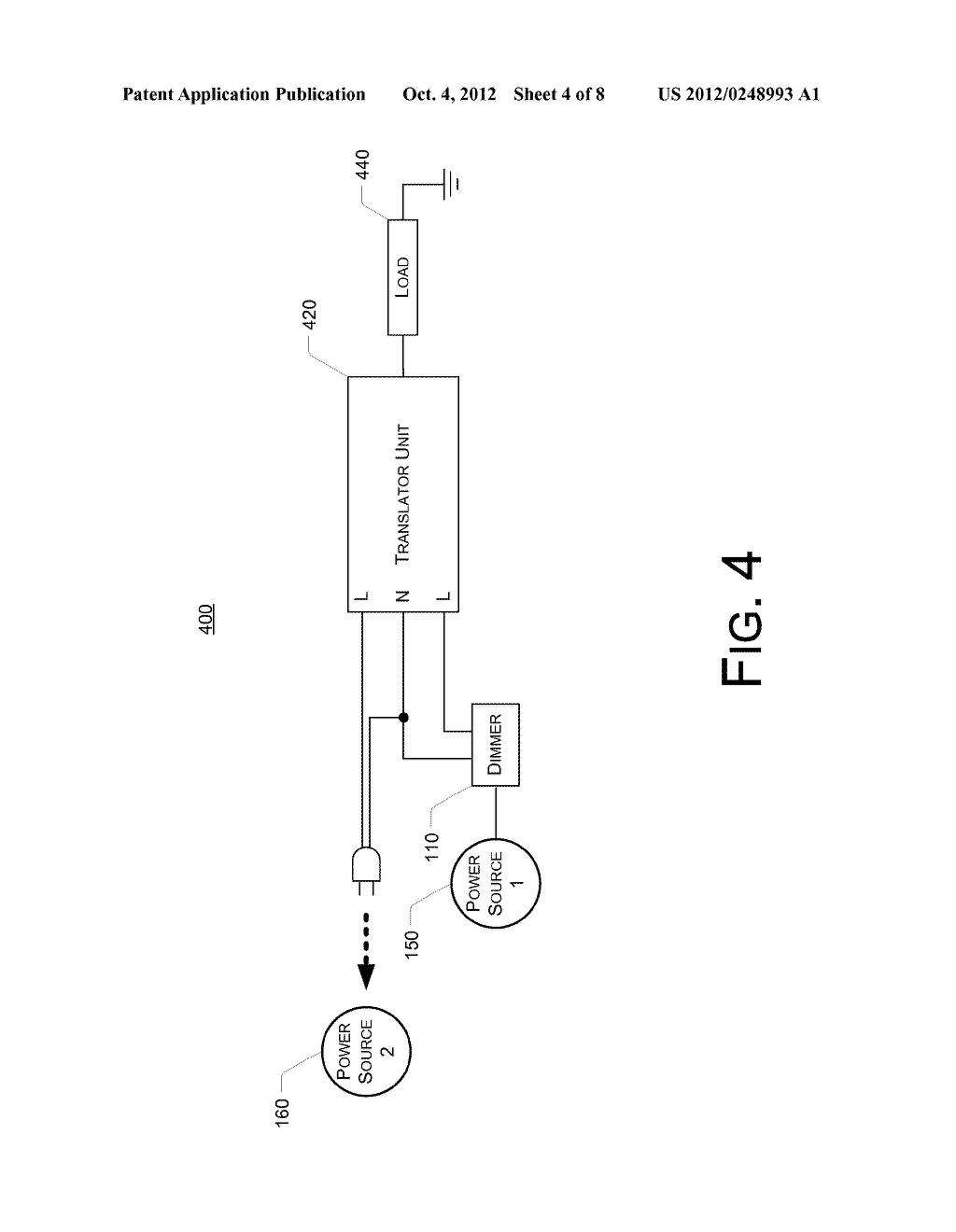 Method and Apparatus of Converting Output of Triac Dimmer to Control     Operations of LED Lighting - diagram, schematic, and image 05