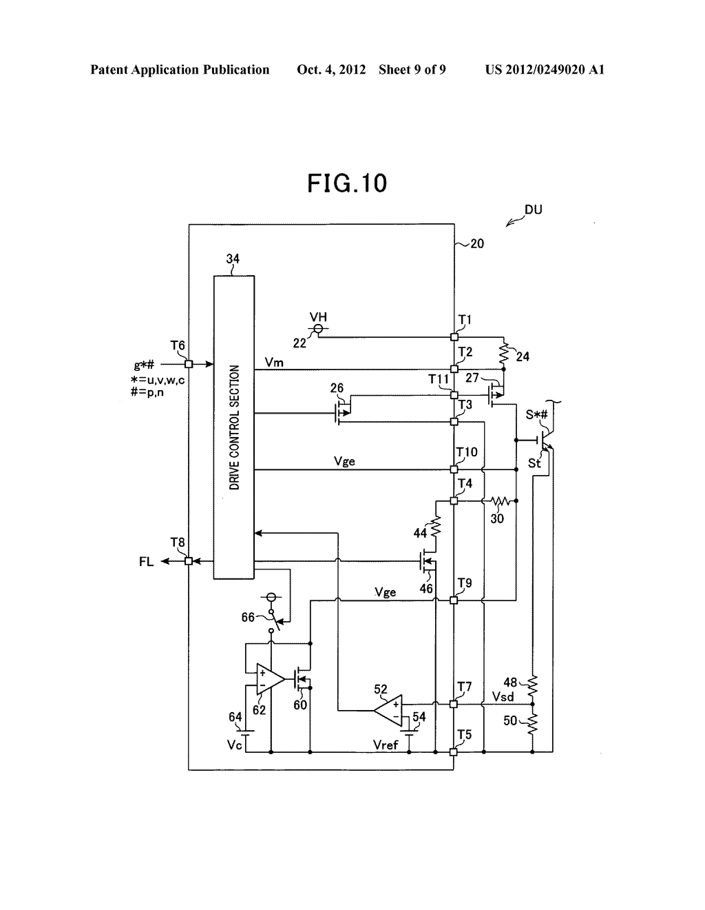 DRIVE CIRCUIT FOR SWITCHING ELEMENT - diagram, schematic, and image 10