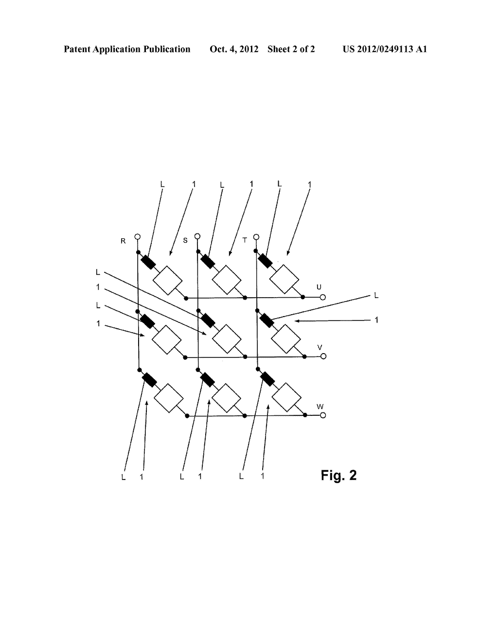 METHOD FOR OPERATING A DIRECT CONVERTER CIRCUIT AND DEVICE TO CARRY OUT     THE METHOD - diagram, schematic, and image 03