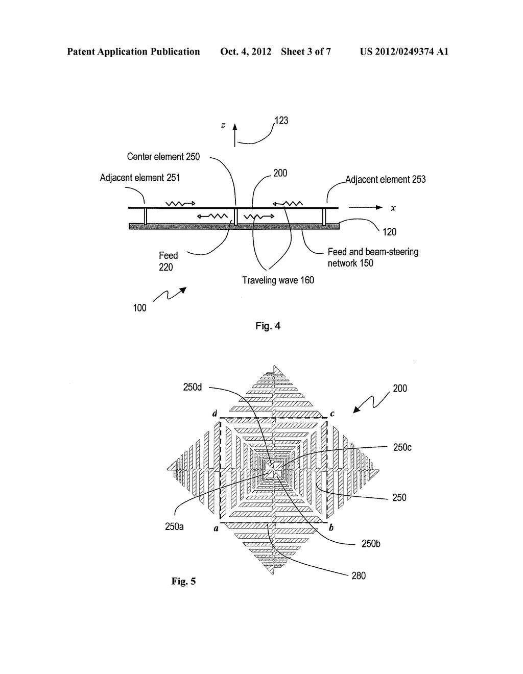 PLANAR BROADBAND TRAVELING-WAVE BEAM-SCAN ARRAY ANTENNAS - diagram, schematic, and image 04