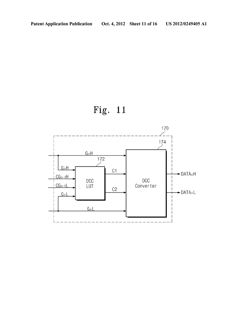 SIGNAL PROCESSING DEVICE FOR LIQUID CRYSTAL DISPLAY PANEL AND LIQUID     CRYSTAL DISPLAY INCLUDING THE SIGNAL PROCESSING DEVICE - diagram, schematic, and image 12