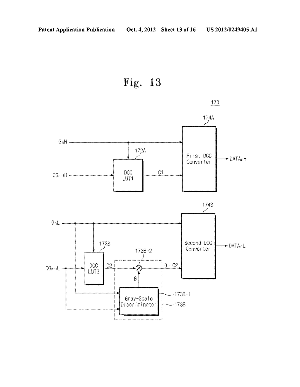 SIGNAL PROCESSING DEVICE FOR LIQUID CRYSTAL DISPLAY PANEL AND LIQUID     CRYSTAL DISPLAY INCLUDING THE SIGNAL PROCESSING DEVICE - diagram, schematic, and image 14