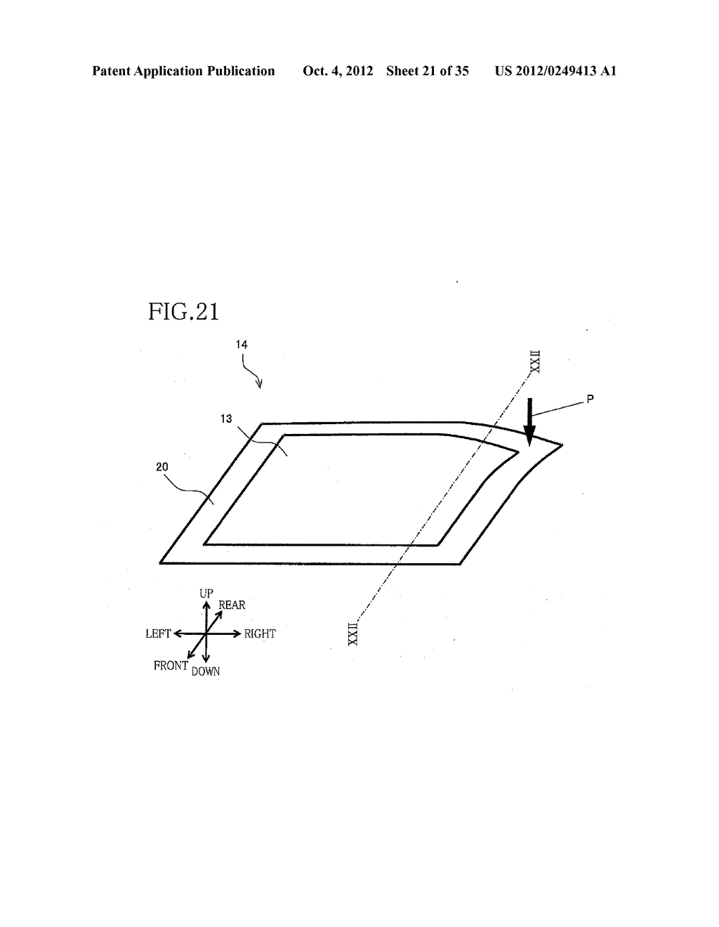INPUT DEVICE AND IMAGE DISPLAY APPARATUS - diagram, schematic, and image 22