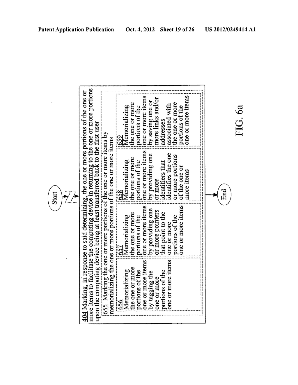 Marking one or more items in response to determining device transfer - diagram, schematic, and image 20