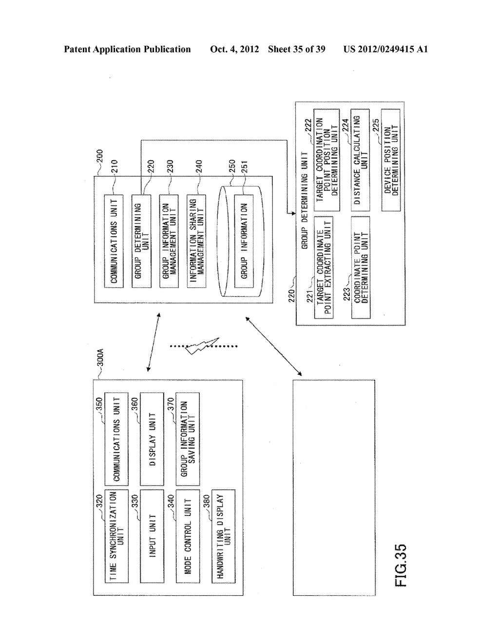 SERVER, TERMINAL DEVICE, AND GROUPING METHOD - diagram, schematic, and image 36