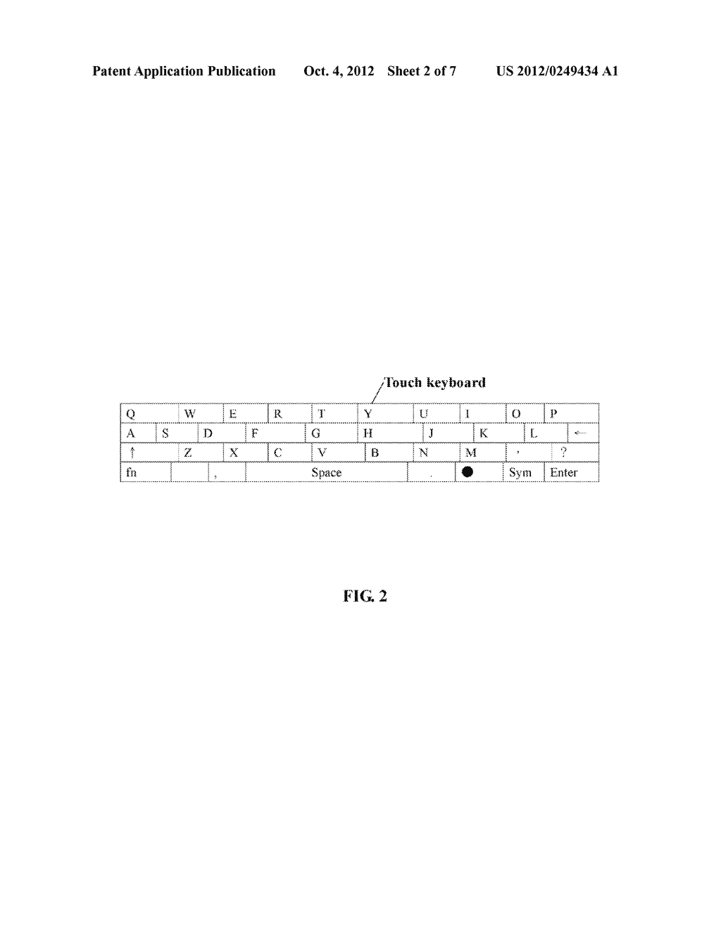 SYSTEM AND METHOD FOR IMPROVING RECOGNITION OF A TOUCH KEYBOARD OF AN     ELECTRONIC DEVICE - diagram, schematic, and image 03