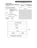 TOUCH PANEL AND METHOD OF MANUFACTURING A TOUCH PANEL diagram and image