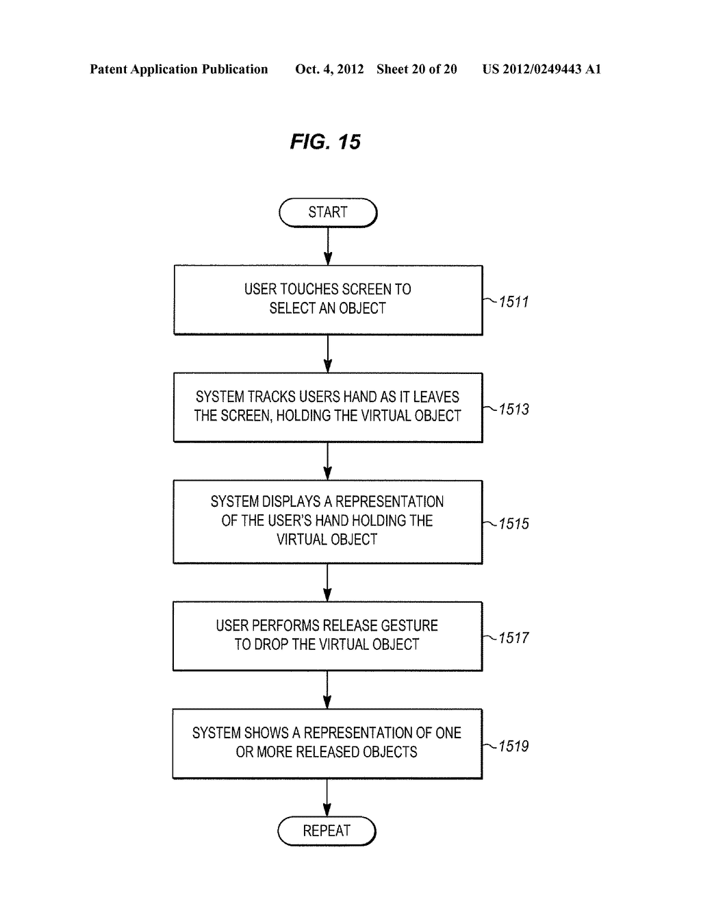 VIRTUAL LINKS BETWEEN DIFFERENT DISPLAYS TO PRESENT A SINGLE VIRTUAL     OBJECT - diagram, schematic, and image 21