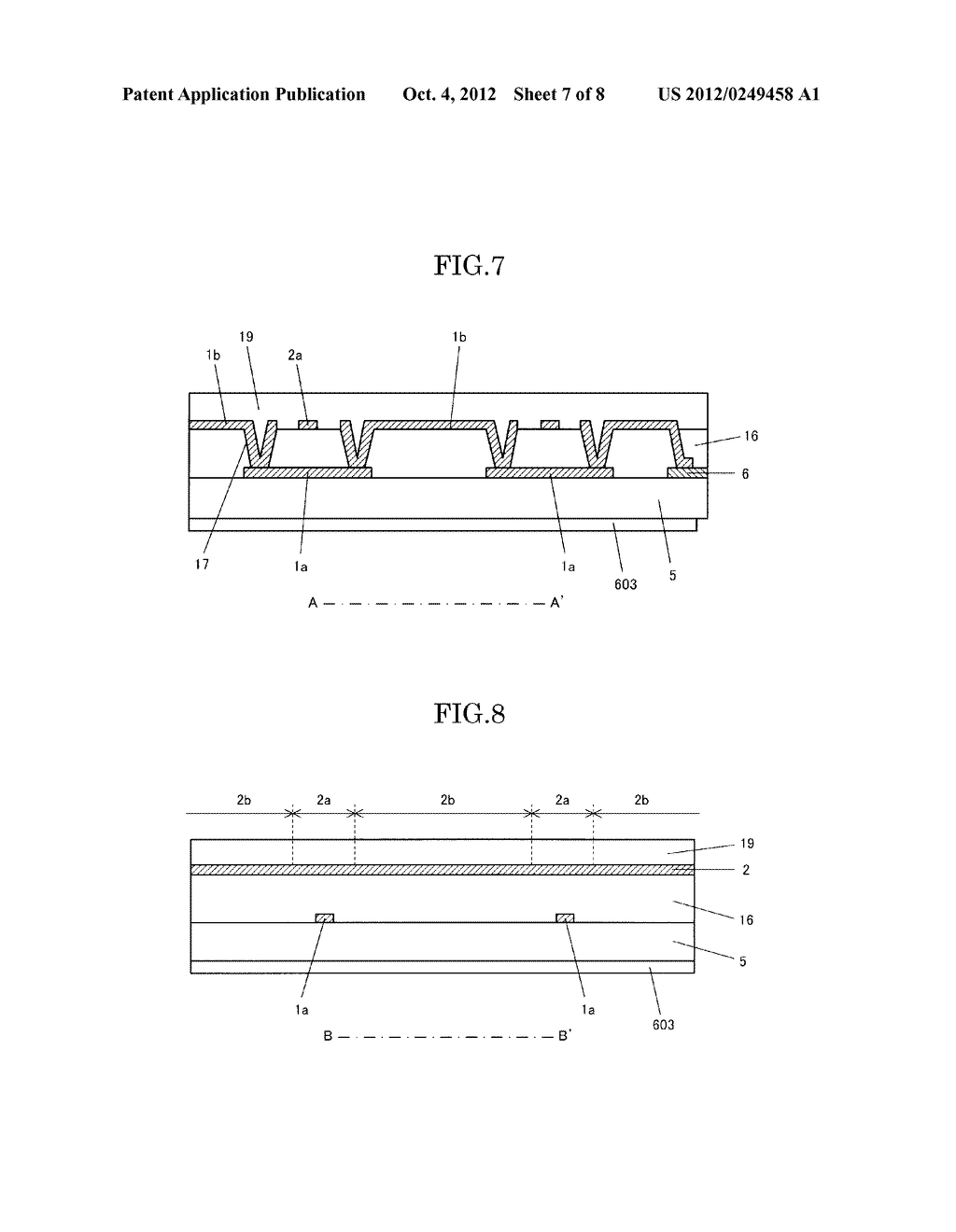 TOUCH PANEL AND DISPLAY DEVICE WITH TOUCH PANEL - diagram, schematic, and image 08