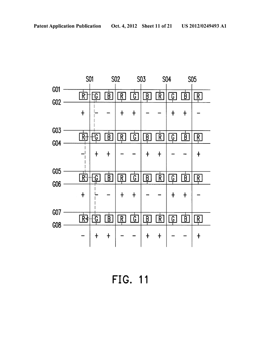 GATE DRIVER OF DUAL-GATE DISPLAY AND FRAME CONTROL METHOD THEREOF - diagram, schematic, and image 12