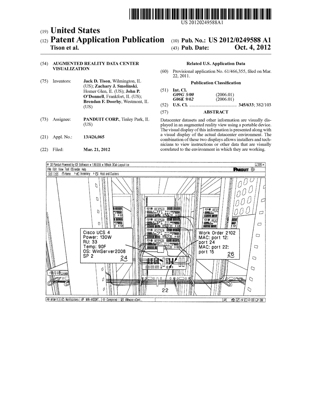 Augmented Reality Data Center Visualization - diagram, schematic, and image 01