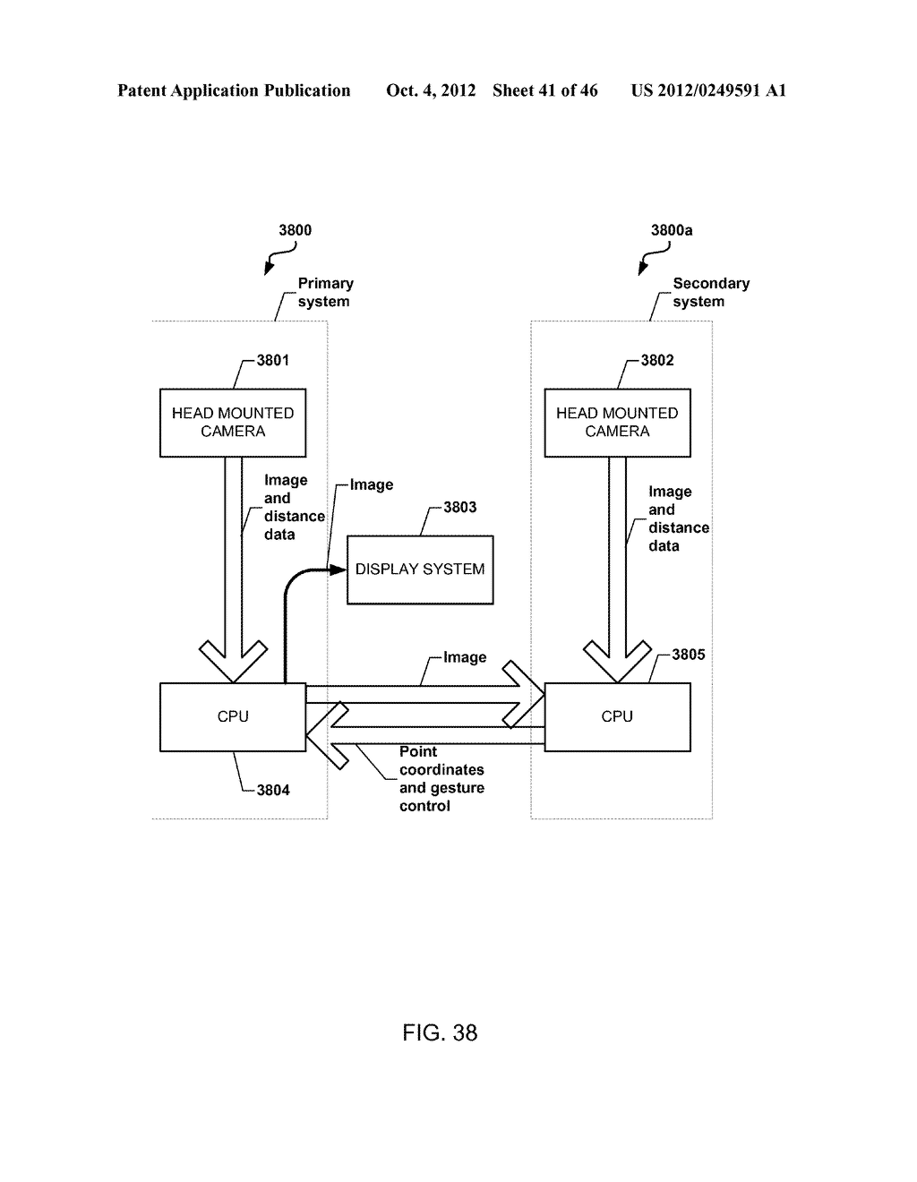 SYSTEM FOR THE RENDERING OF SHARED DIGITAL INTERFACES RELATIVE TO EACH     USER'S POINT OF VIEW - diagram, schematic, and image 42