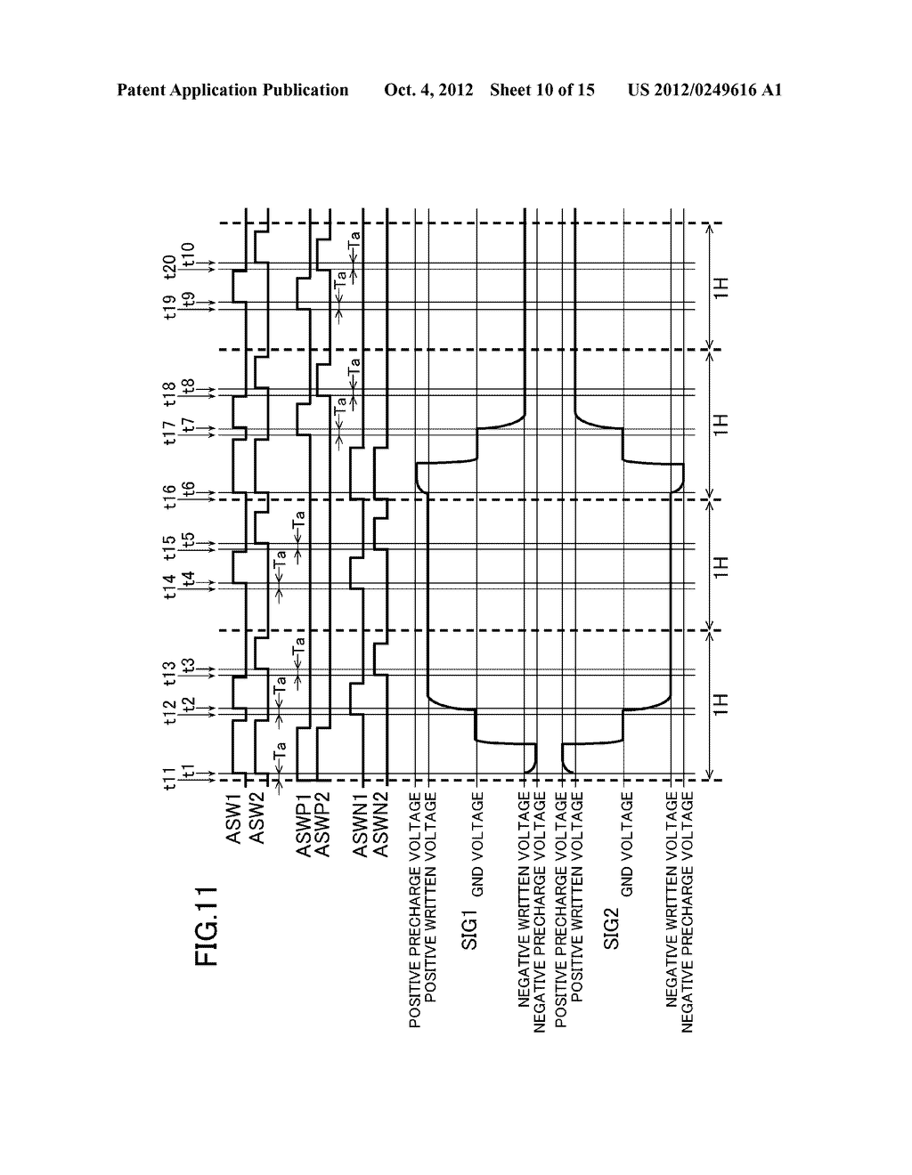 DISPLAY DEVICE INCLUDING A DATA SELECTOR CIRCUIT - diagram, schematic, and image 11