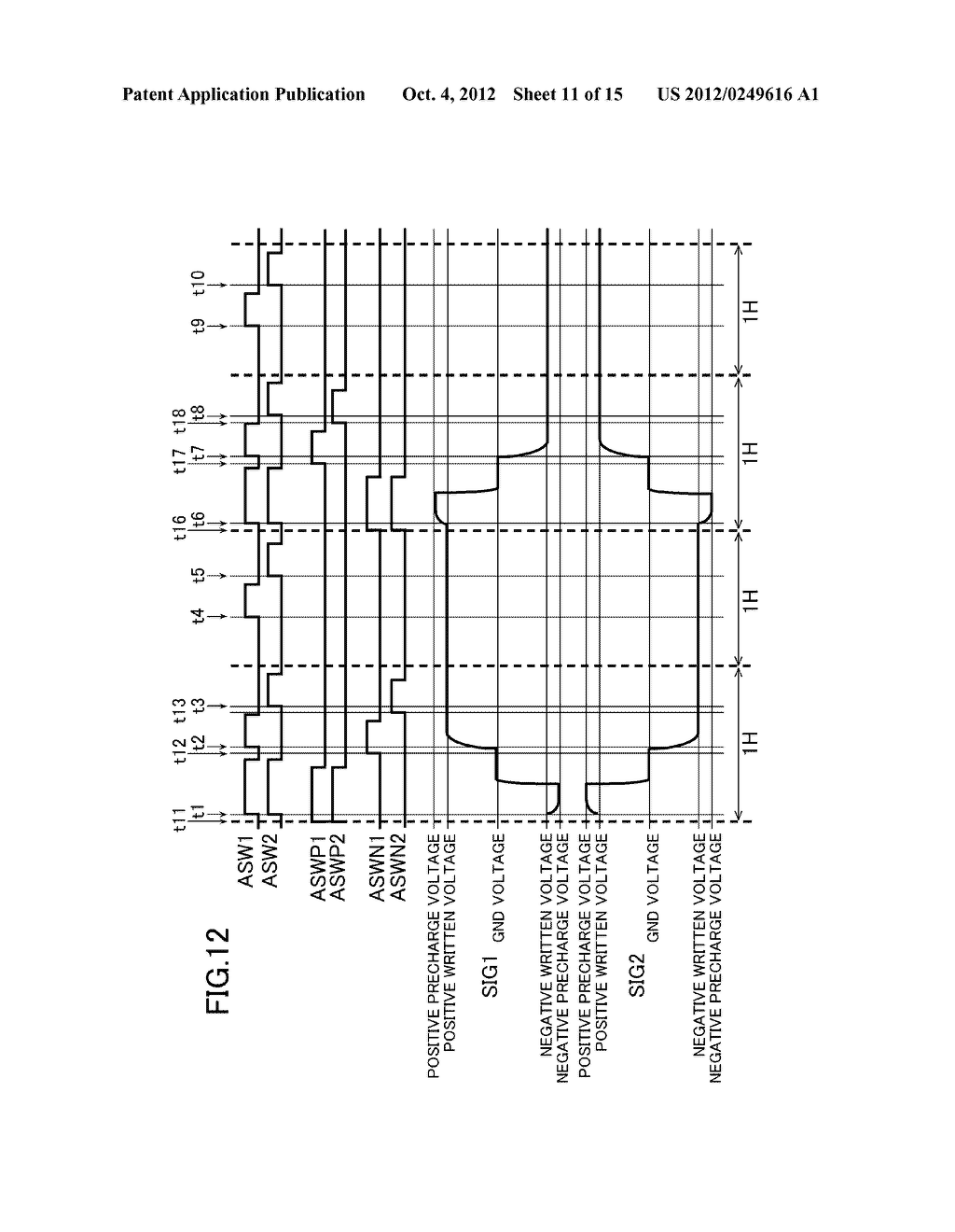 DISPLAY DEVICE INCLUDING A DATA SELECTOR CIRCUIT - diagram, schematic, and image 12