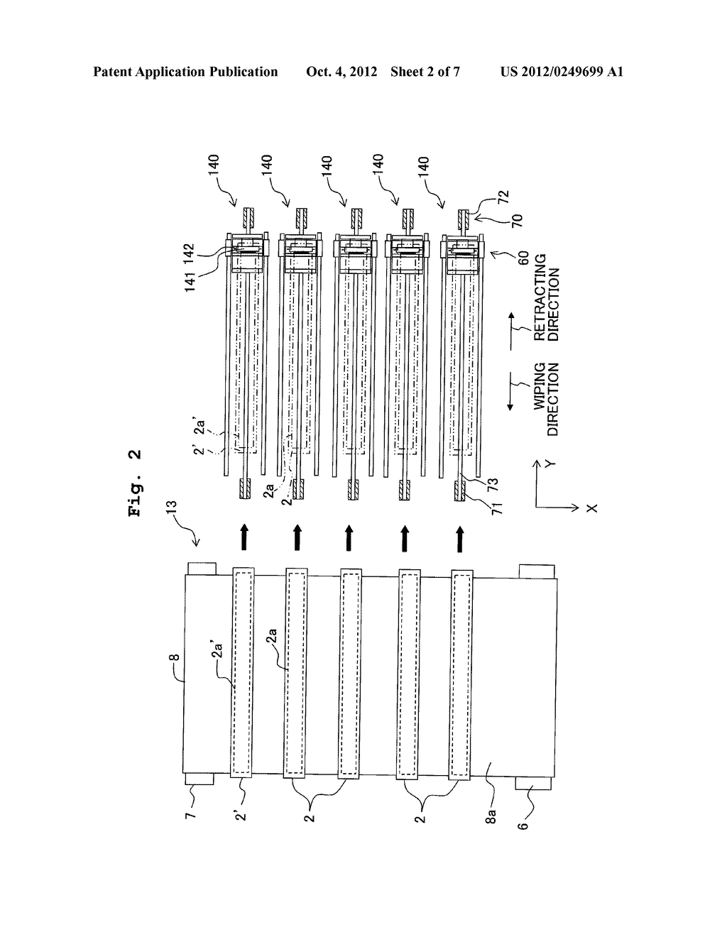 Treatment Solution for Ink-Jet Recording, Water-Based Ink Set for Ink-Jet     Recording, Ink-Jet Recording Method, and Ink-Jet Recording Apparatus - diagram, schematic, and image 03