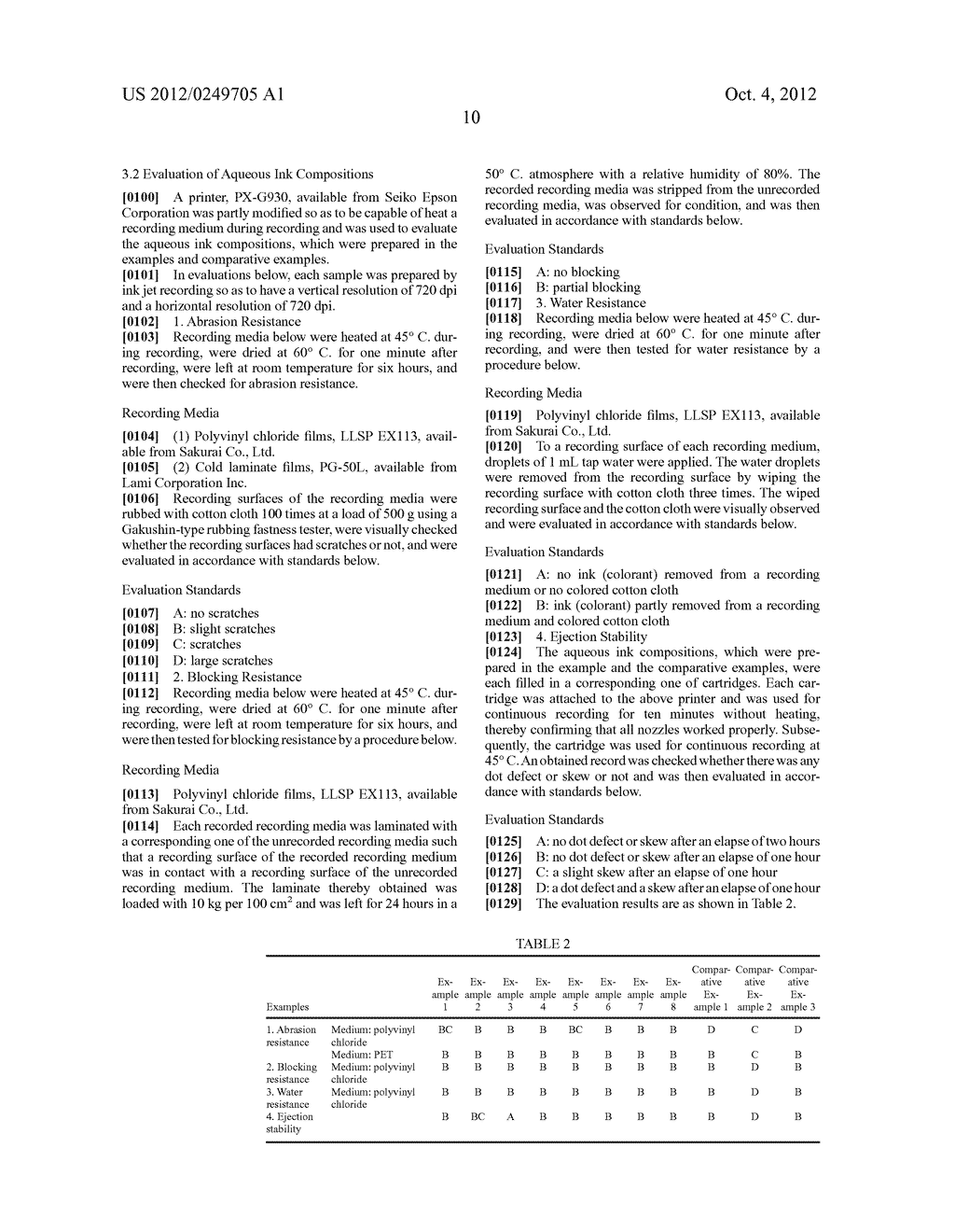 INK JET RECORDING METHOD - diagram, schematic, and image 11