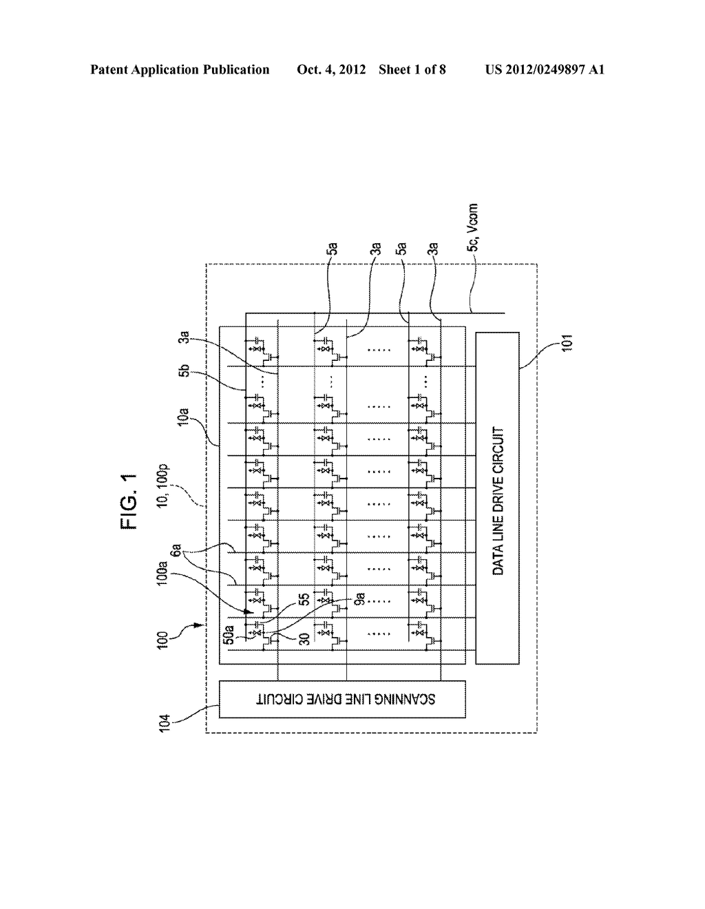 ELECTROOPTIC DEVICE, PROJECTION DISPLAY DEVICE, AND ELECTRONIC DEVICE - diagram, schematic, and image 02