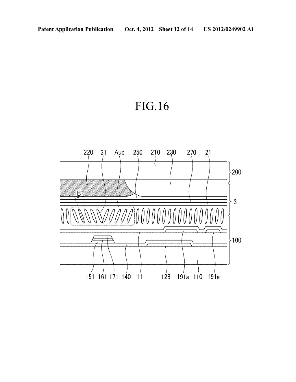 LIQUID CRYSTAL DISPLAY AND MANUFACTURING METHOD THEREOF - diagram, schematic, and image 13