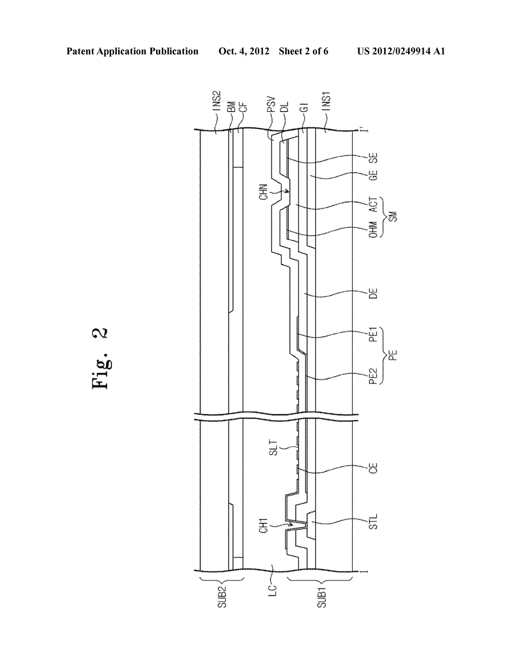 DISPLAY APPARATUS HAVING IMPROVED STATIC DISCHARGE CHARACTERISTICS - diagram, schematic, and image 03