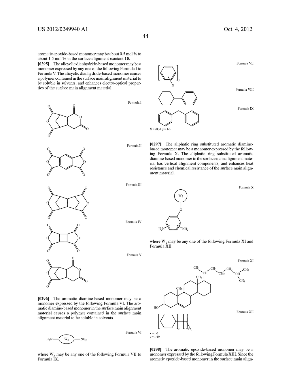 LIQUID CRYSTAL DISPLAY DEVICE, ALIGNMENT FILM, AND METHODS FOR     MANUFACTURING THE SAME - diagram, schematic, and image 122