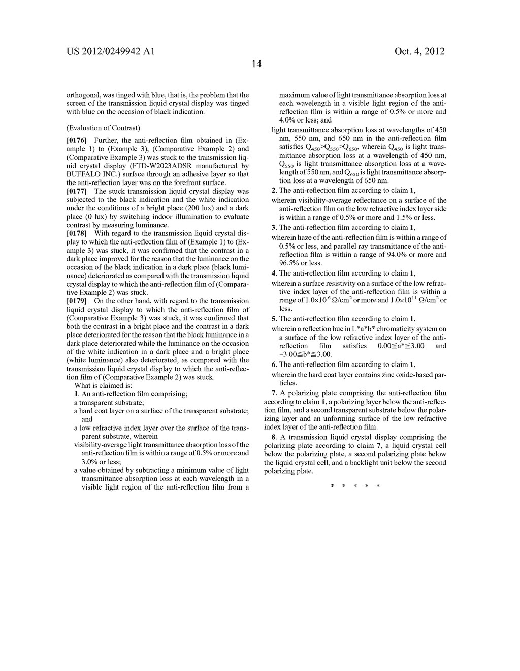 ANTI-REFLECTION FILM - diagram, schematic, and image 18