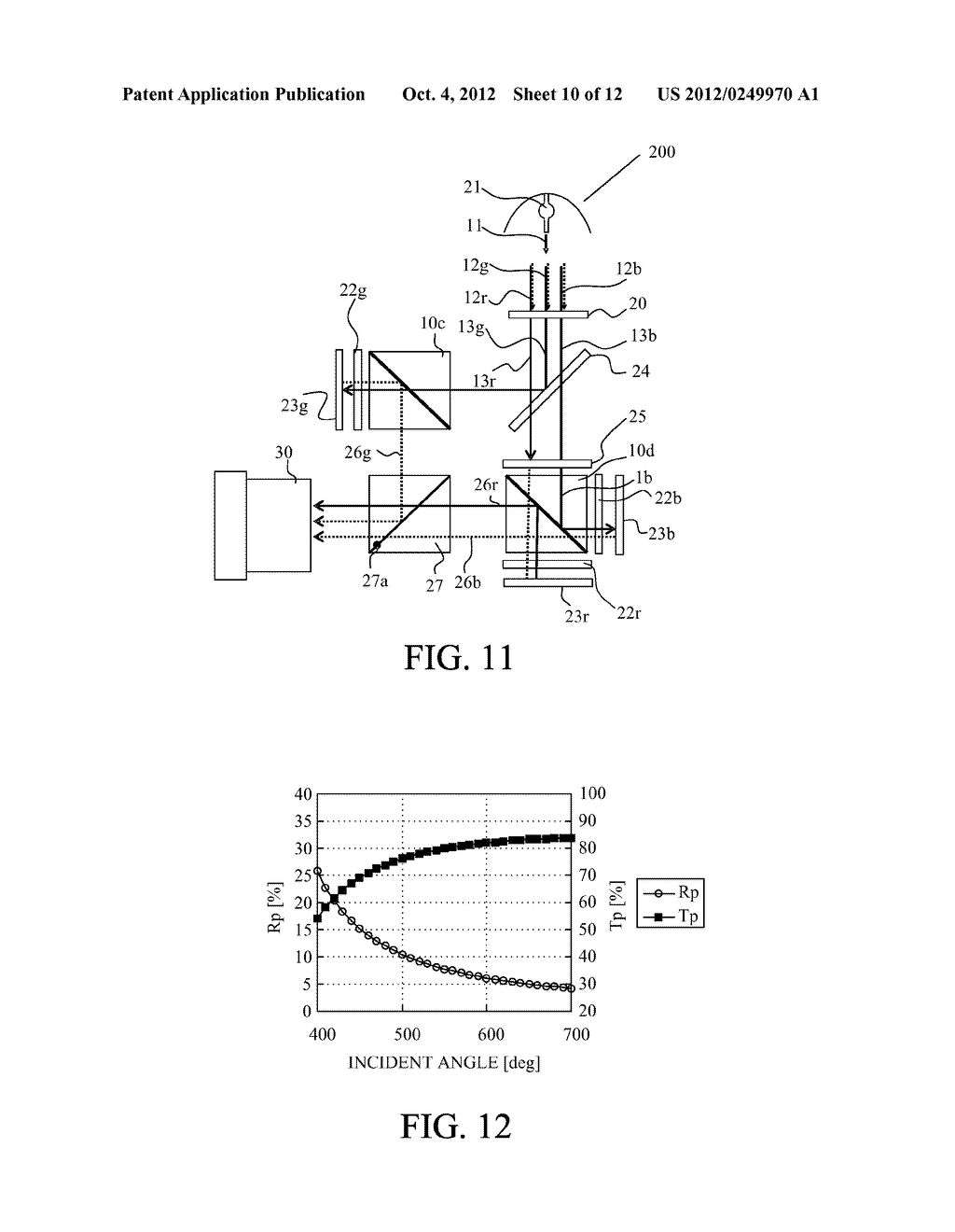 POLARIZATION BEAM SPLITTING ELEMENT AND IMAGE PROJECTION APPARATUS - diagram, schematic, and image 11