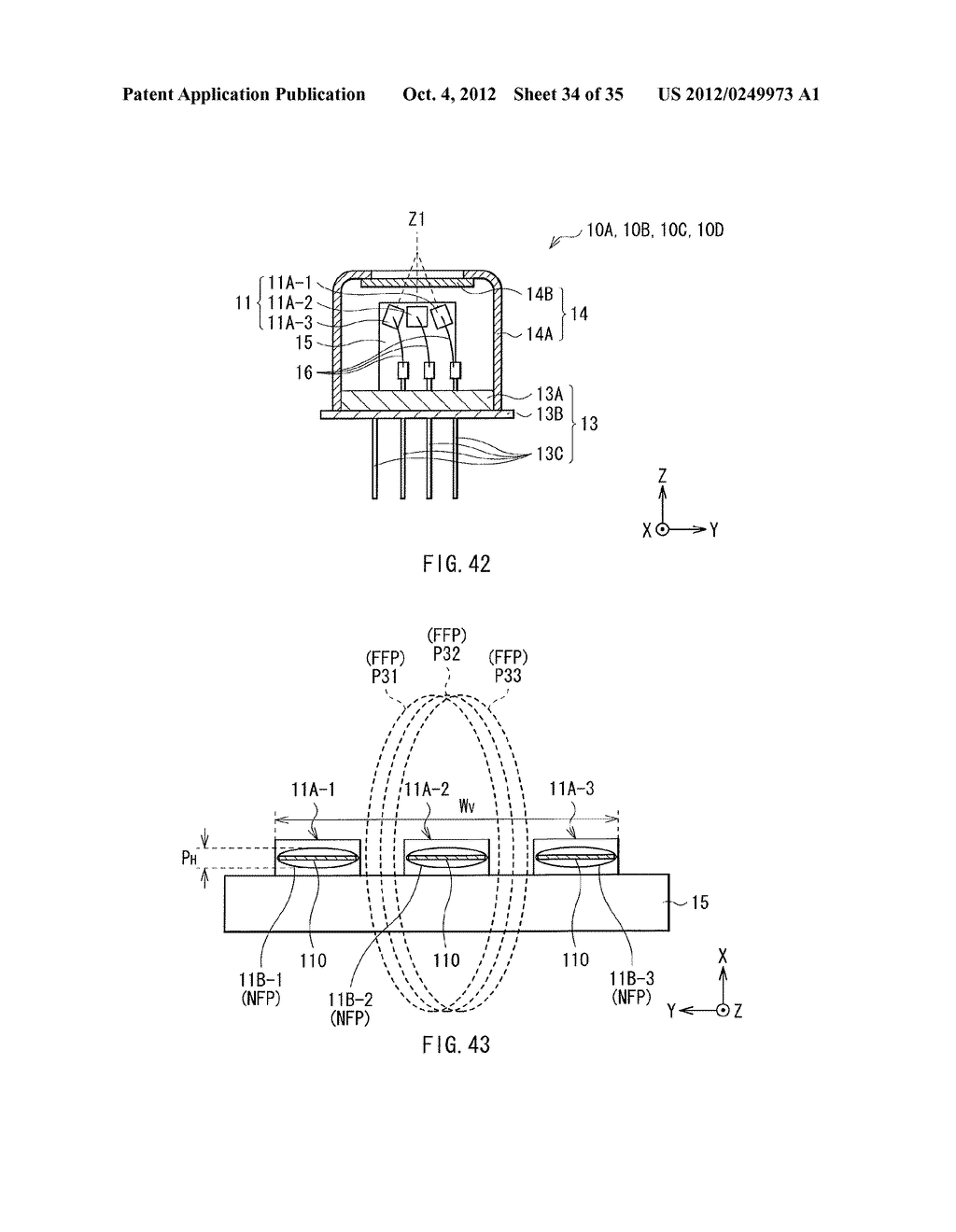 ILLUMINATION UNIT, PROJECTION DISPLAY UNIT, AND DIRECT VIEW DISPLAY UNIT - diagram, schematic, and image 35